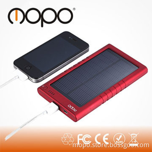 New private model external battery charger with solar function power
